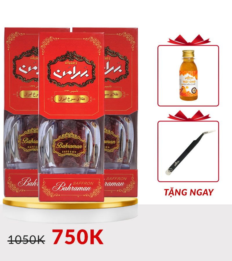 Saffron Bahraman 3gram - Freeship toàn quốc - Saffron Việt Nam