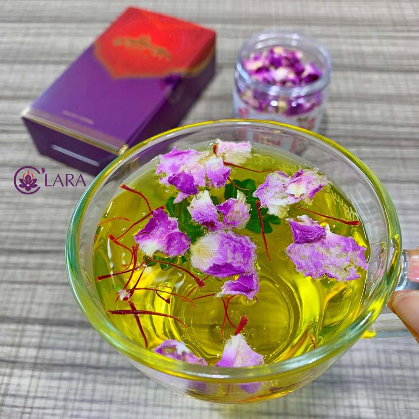 Nhụy hoa nghệ tây không ra màu vàng, có phải bạn mua phải hàng giả?