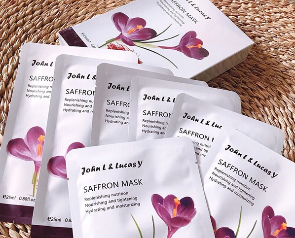 Mặt Nạ Saffron Mask John L & Lucas Y - Giúp Da Sáng Mịn Màng