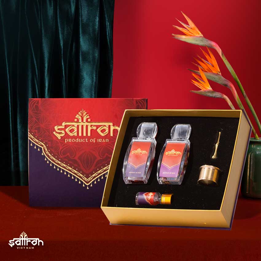 Set Saffron SaLam 5Gr - Nhập khẩu chính ngạch từ Iran