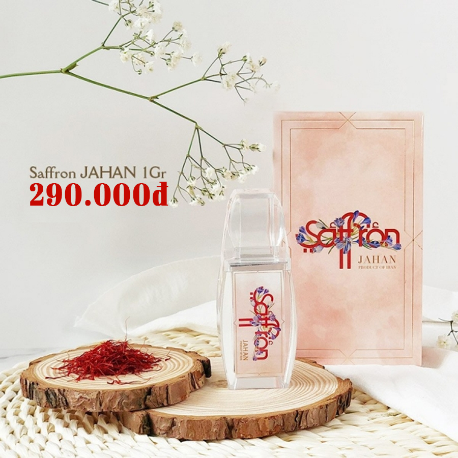 Saffron Jahan 1Gr Chính Hãng Nhập Khẩu Từ Gohar Iran