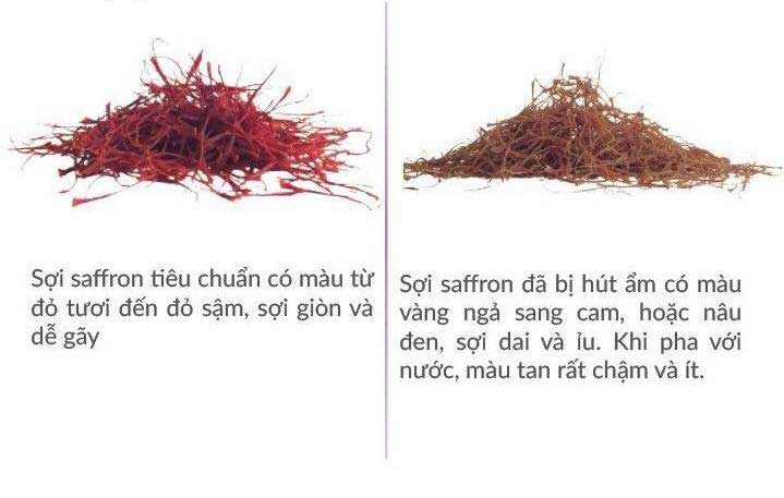 Saffron để lâu bị mất màu có dùng được nữa không? - Saffron Việt Nam